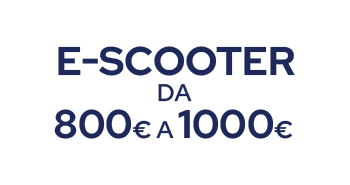 e-scooter da 800 a 1000€ 