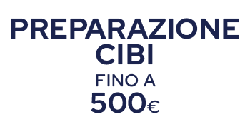 preparazione cibi fino a 500€